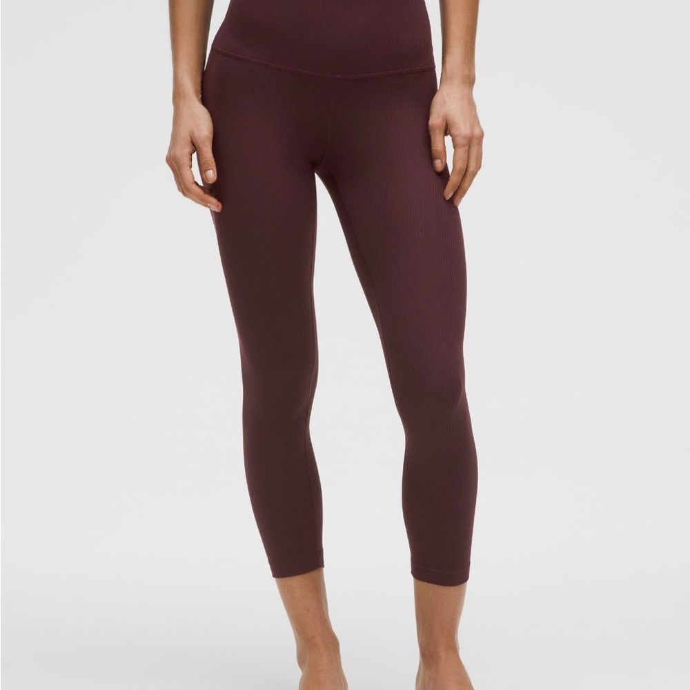 Lululemon Burgundy Classic Align High rise Leggings